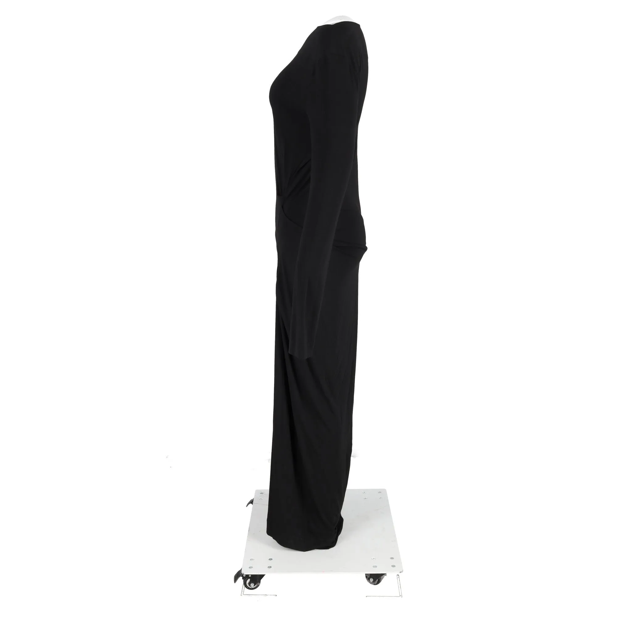 Vivienne Westwood Anglomania Taxa Jersey Dress in Black Viscose