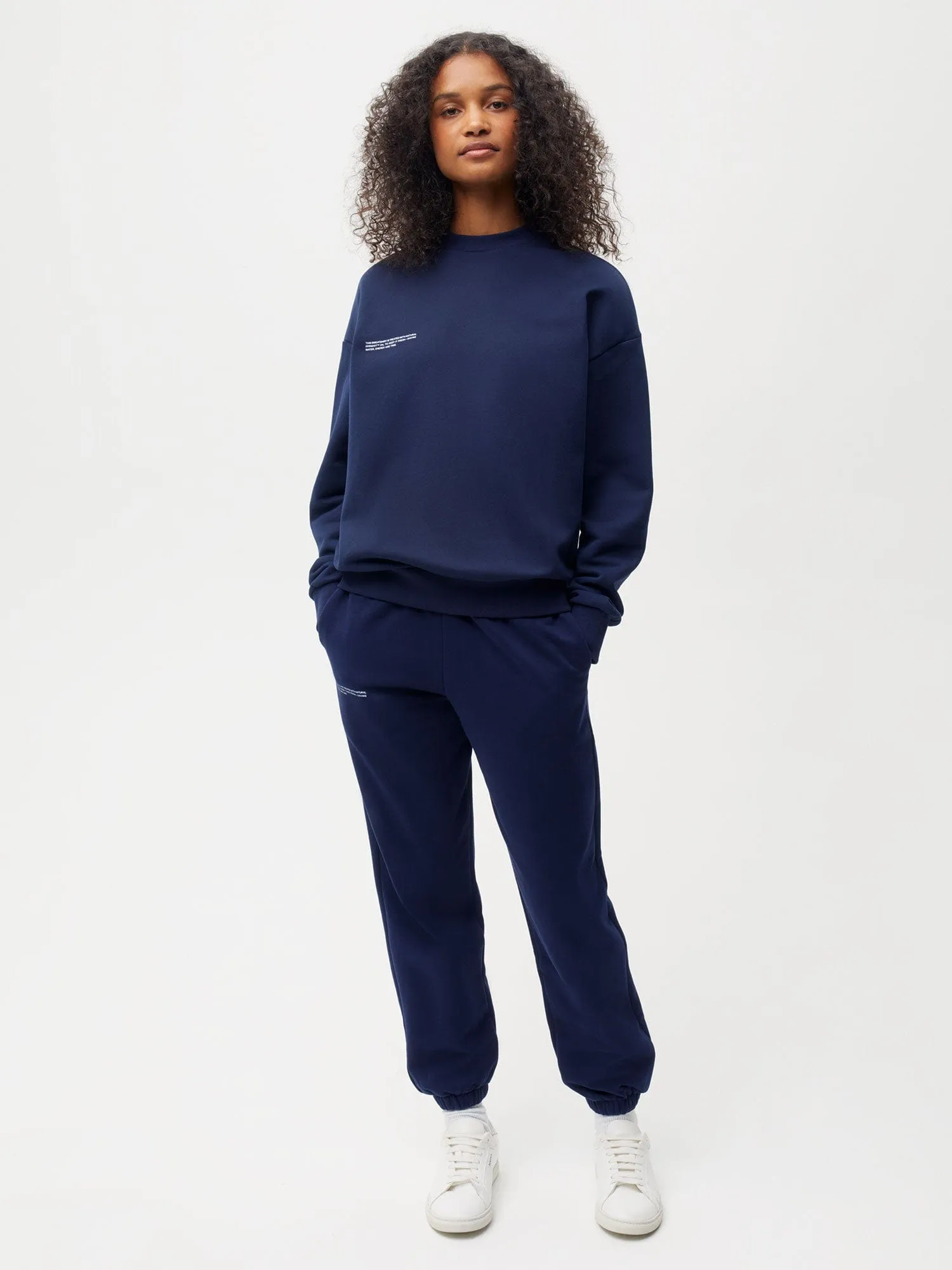 Womens 365 Midweight Track Pants—navy blue