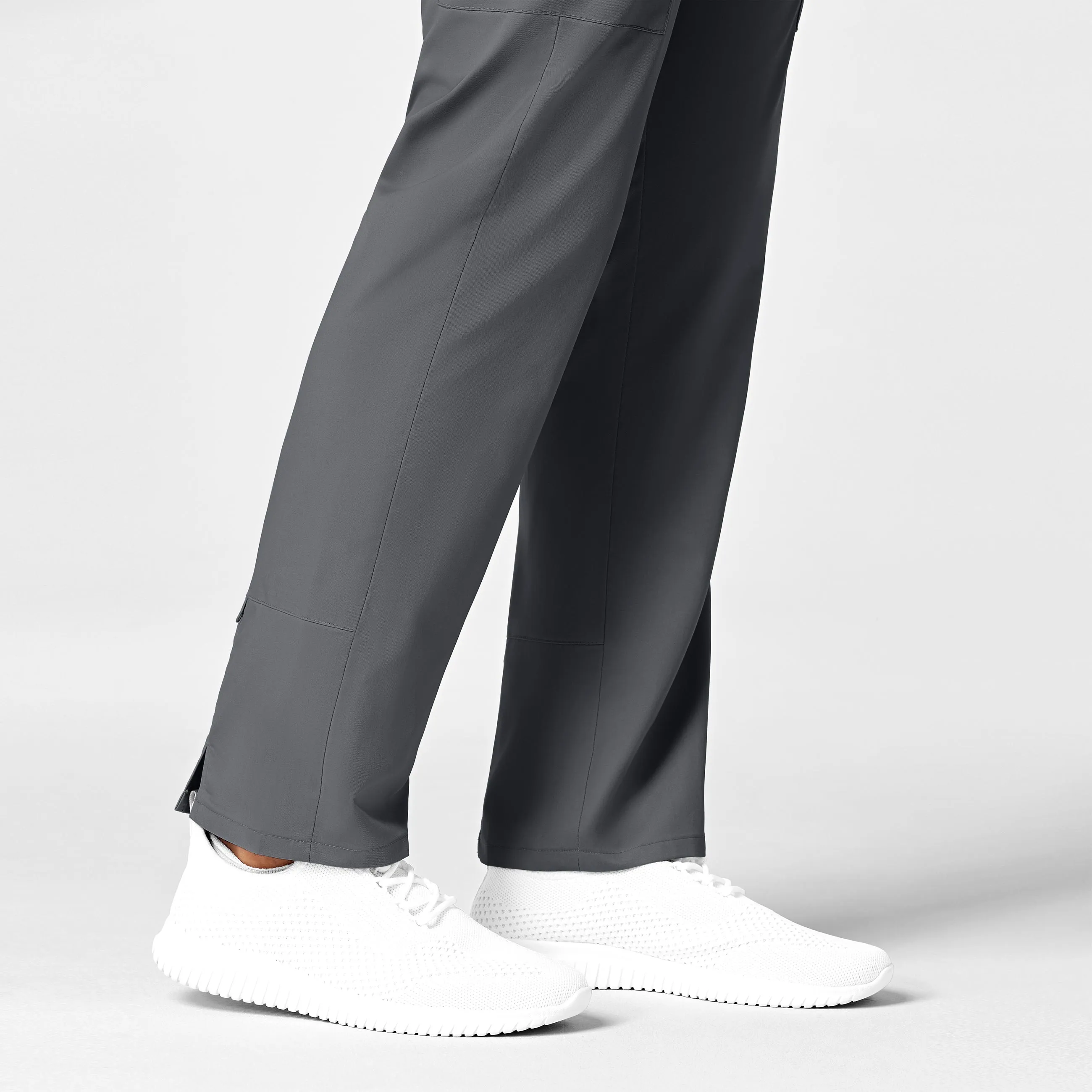 WonderWORK Women's Convertible Slim Leg Scrub Pant - Pewter